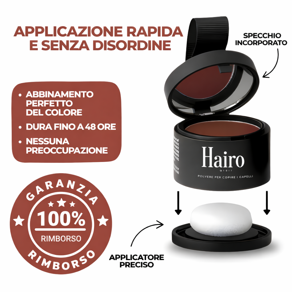 Hairo™ Mimetico impermeabile per la caduta dei capelli